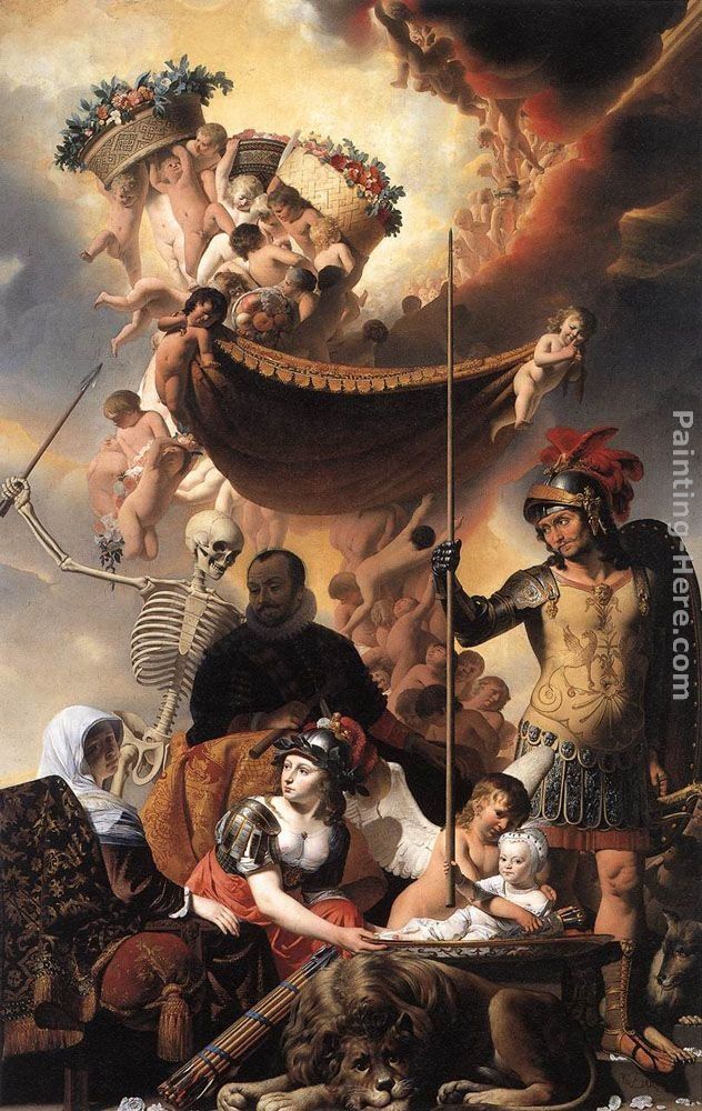Caesar van Everdingen Allegory of the Birth of Frederik Hendrik